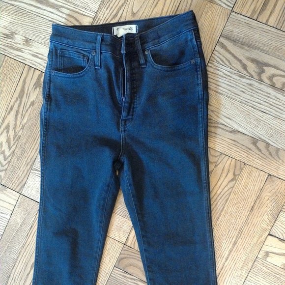 Madewell Black Jeans in Size 28 10' High Rise Skinny Jeans - Picture 8 of 8